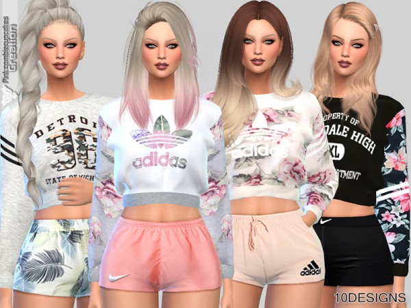  The Sims Resource: Sweatshirts Collection 010 by Pinkzombiecupcakes