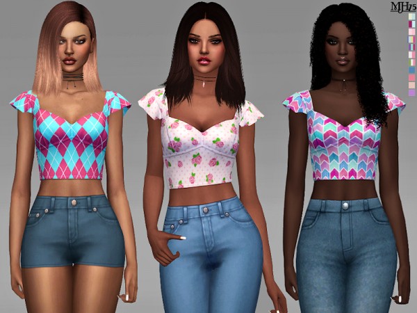  The Sims Resource: Simmeria Tops by Margeh 75