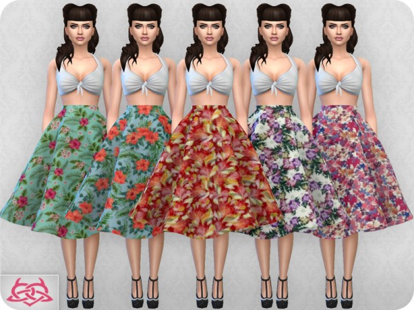  The Sims Resource: Vintage Basic skirt 2 recolor 1 by Colores Urbanos