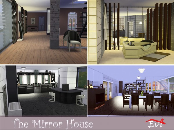 The Sims Resource: The mirror house by evi • Sims 4 Downloads