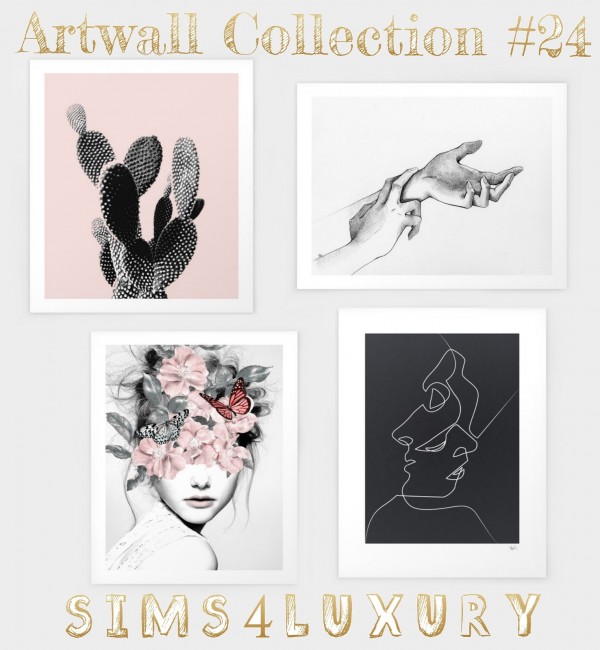 Sims4Luxury: Artwall Collection 24