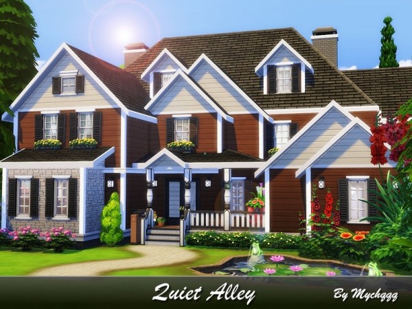  The Sims Resource: Quiet Alley house by MychQQQ