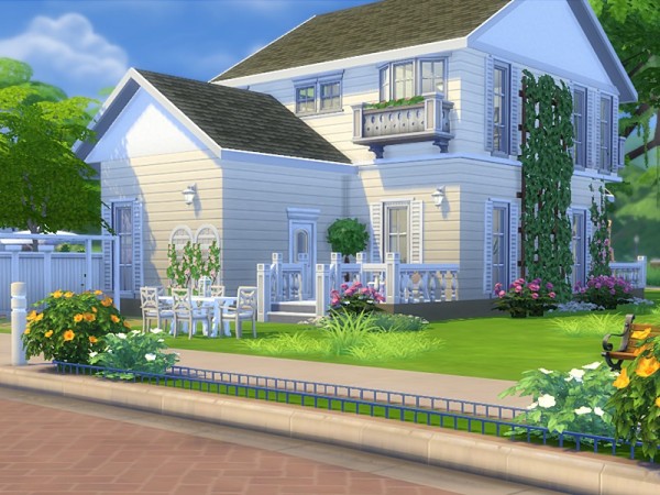  The Sims Resource: House Rose by yvonnee