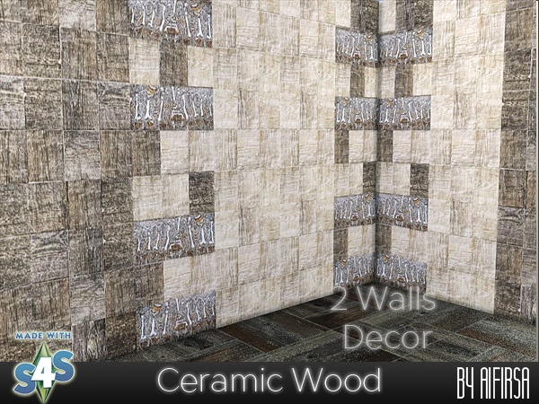  Aifirsa Sims: Ceramic Wood walls