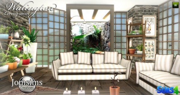  Jom Sims Creations: Walington livingroom