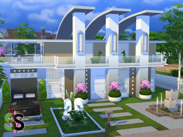 The Sims Resource: Three Arches (NoCC) by SIMSnippets