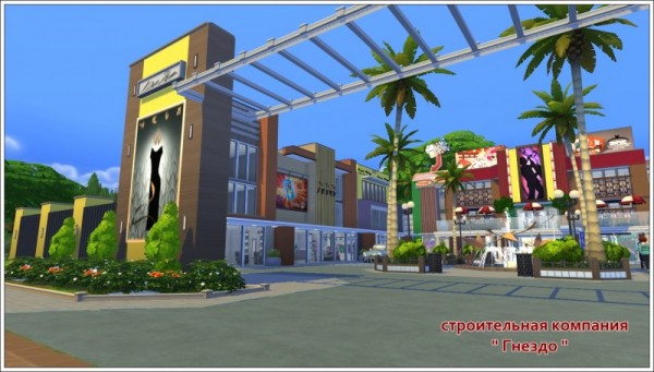  Sims 3 by Mulena: Lot Trading town