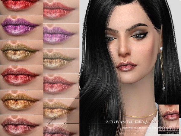  The Sims Resource: Lipstick 201707 by S Club