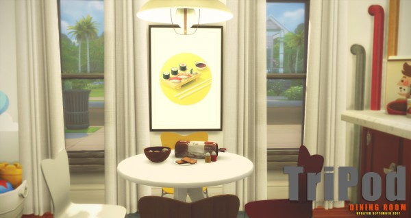 Onyx Sims: TriPod Dining Set