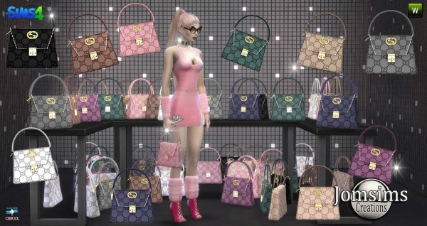  Jom Sims Creations: Handbag set and poses