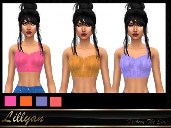 The Sims Resource: Top and Skirt by LYLLYAN