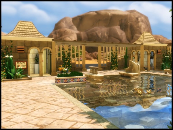  The Sims Resource: Oasis Springs Private Pool by Terramoon