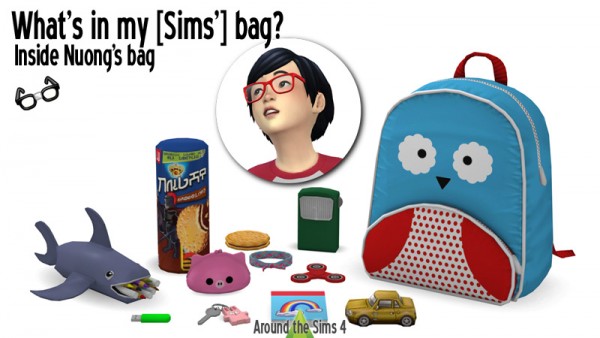  Around The Sims 4: Whats in my bag?