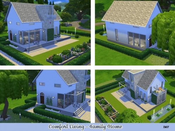  The Sims Resource: Comfort Living   Family Home NO CC by IzzieMcFire