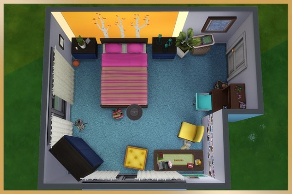  Blackys Sims 4 Zoo: Miranda Teen Room by Cappu