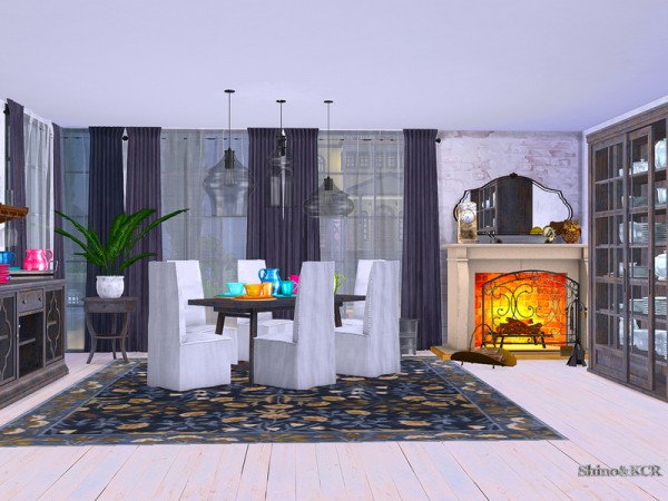  The Sims Resource: Dining Potterybarn by ShinoKCR