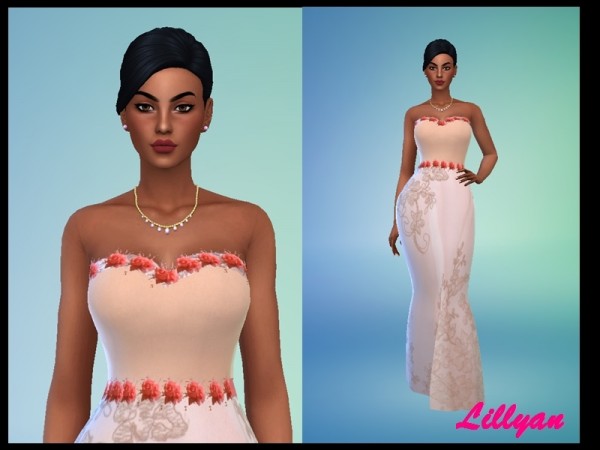  The Sims Resource: Long Dress by LYLLYAN