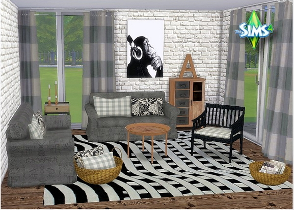 All4Sims: Jope Livingroom 5 by Oldbox