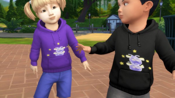  Mod The Sims: Sweet Glow Slimes Sweatshirts by Snowhaze