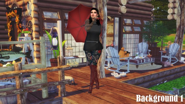  Annett`s Sims 4 Welt: CAS Backgrounds   House Autumn Wood