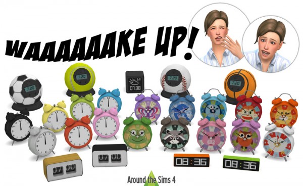  Around The Sims 4: Alarm clocks