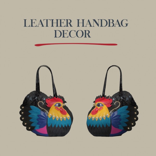  Leo 4 Sims: Leather Handbag Decor