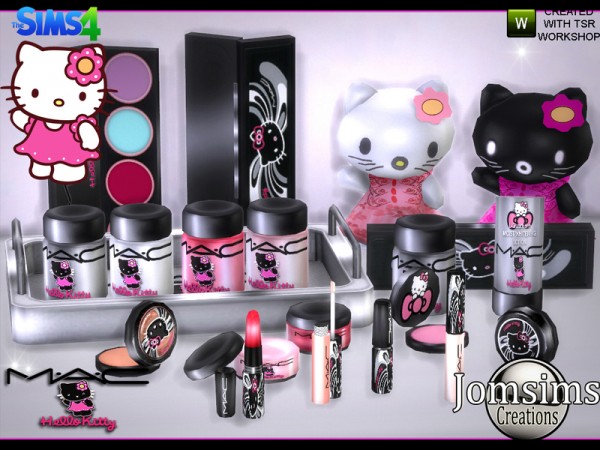  The Sims Resource: Mac make up set by jomsims