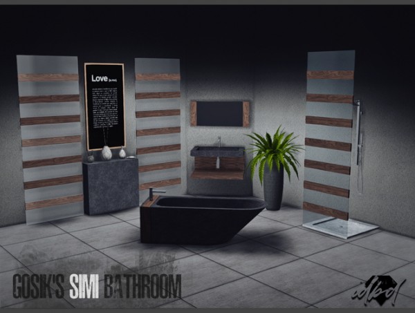  Sims 4 Designs: Gosiks Simi Bathroom converted
