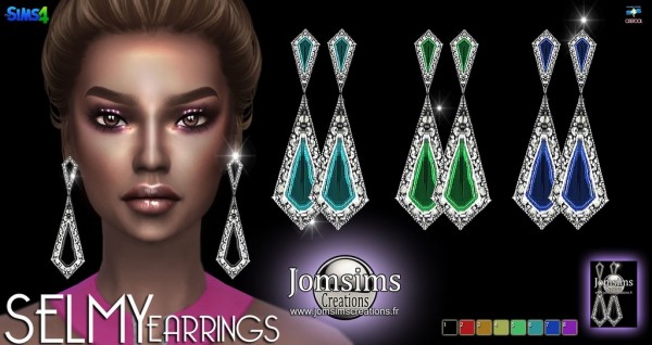  Jom Sims Creations: Selmy earrings