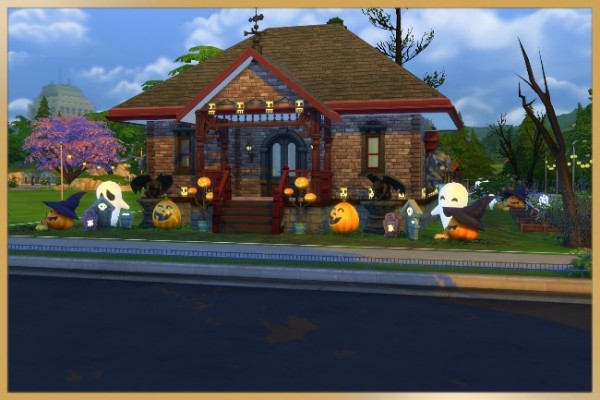  Blackys Sims 4 Zoo: Halloween house by Schnattchen