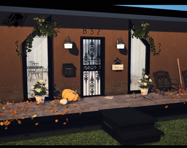 Sims 4 Designs: Outdoor Security Lights and Spanish Lace Steel Doors ...