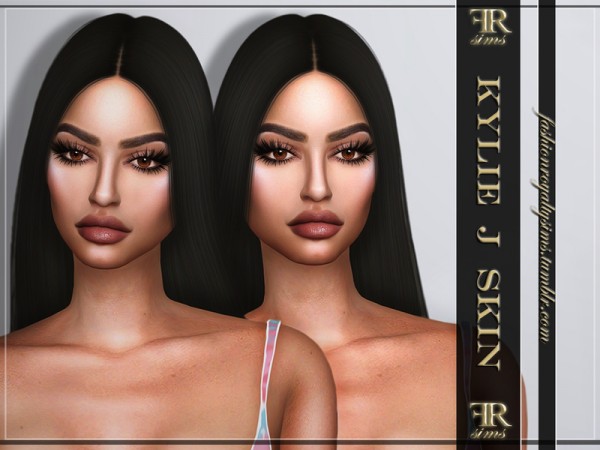  The Sims Resource: Kylie J skin by FashionRoyaltySims