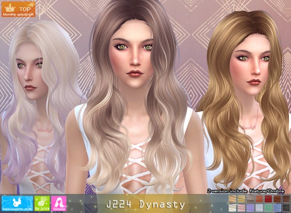  NewSea: J224 Dynasty donation hairstyle
