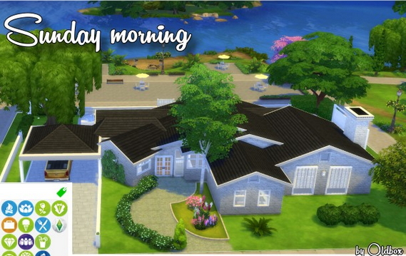  All4Sims: Sunday morning house by Oldbox