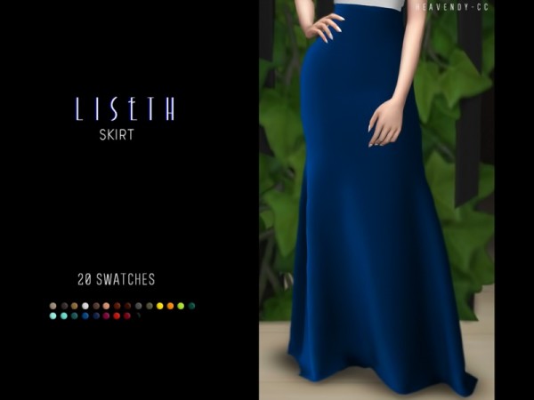  The Sims Resource: Liseth Skirt by Heavendy cc