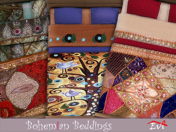  The Sims Resource: Bohemian Beddings by evi
