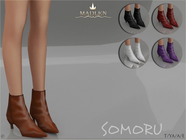  The Sims Resource: Madlen`s Somoru Boots by MJ95