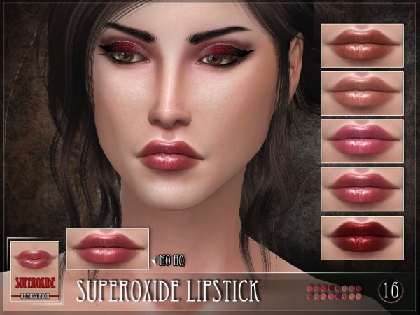  The Sims Resource: Superoxide Lipstick by RemusSirion