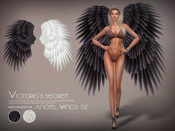  The Sims Resource: Angel wings 02 by S Club