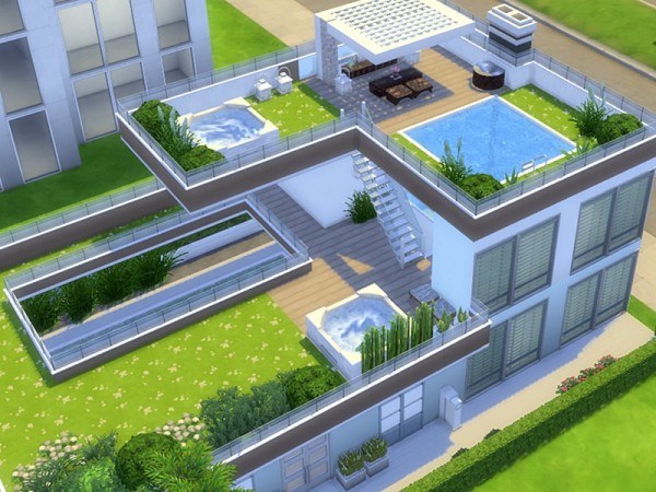  The Sims Resource: Penthouse Citywalk by yvonnee