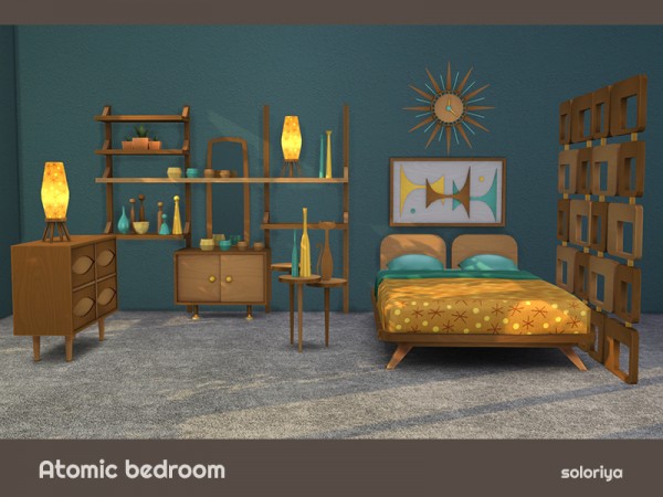  The Sims Resource: Atomic Bedroom by soloriya
