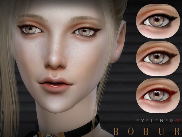  The Sims Resource: Eyeliner 09 by Bobur3