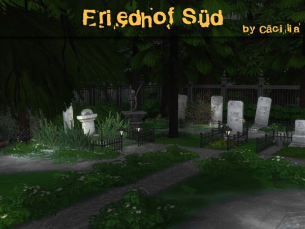  Akisima Sims Blog: Cemetery South