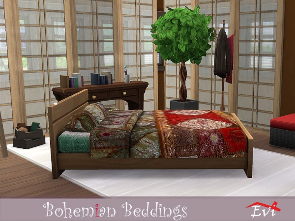  The Sims Resource: Bohemian Beddings by evi