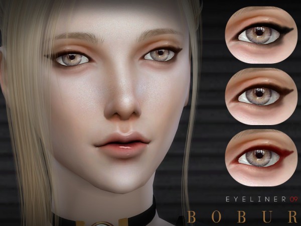  The Sims Resource: Eyeliner 09 by Bobur3