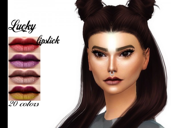  The Sims Resource: Lucky lipstick by Sharareh