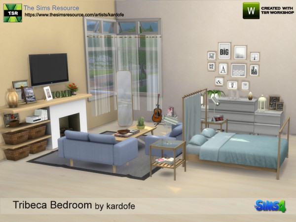  The Sims Resource: Tribeca Bedroom by kardofe