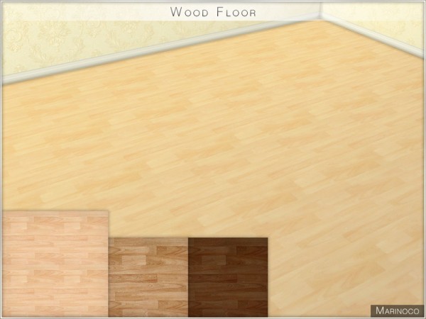  The Sims Resource: Wood Floor by Marinoco