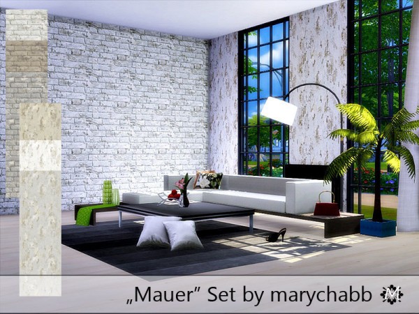  The Sims Resource: Mauer Set by marychabb