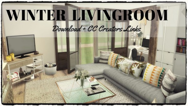  Dinha Gamer: Winter Livingroom